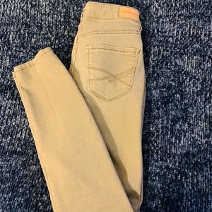 Dark khaki high waisted size 2 jeans